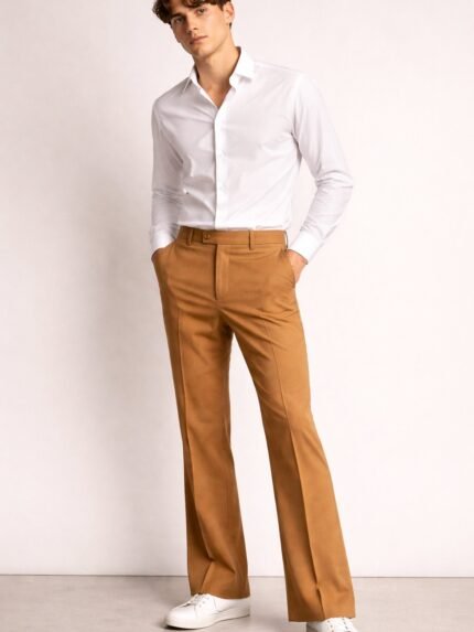Buy Best Classic Boot Cut Mustard Pants for Men