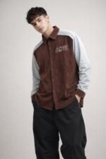 Buy Classic Dark Brown Korean Full Shirt for Men