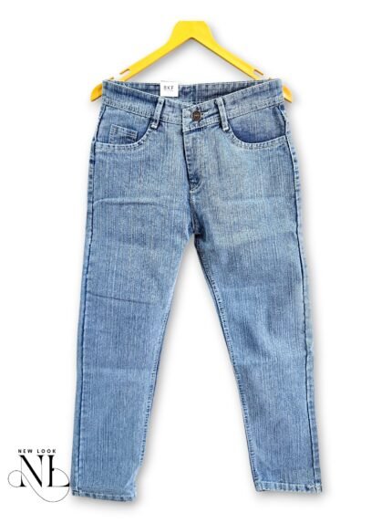 Classic Ice Blue Baggy Jeans for Men & Stylish