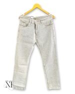 Stylish Cream Baggy Jeans for Men & Premium