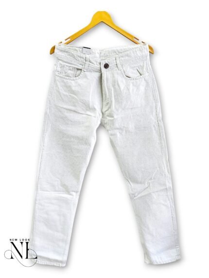 Stylish White Baggy Jeans for Men & Premium