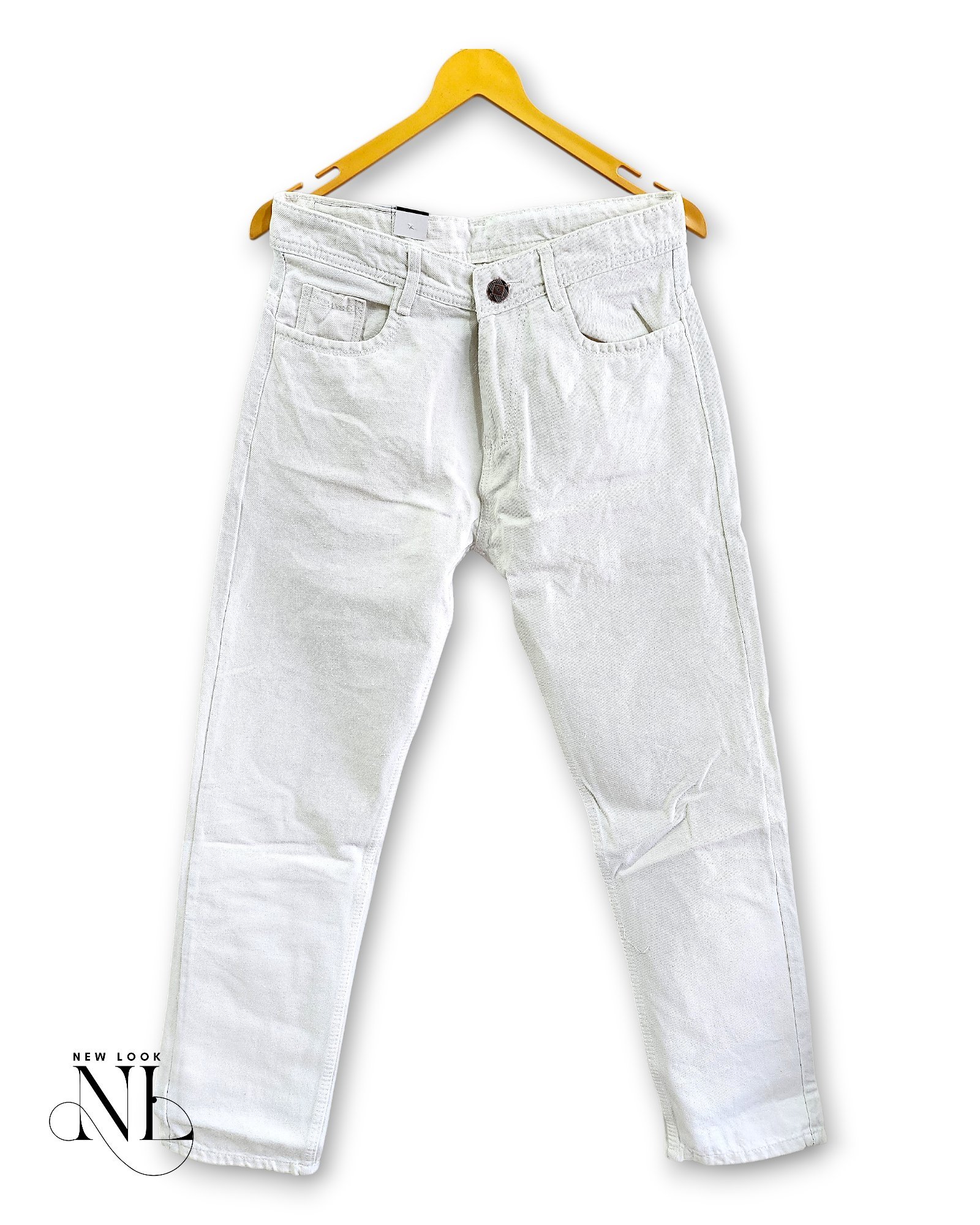 Stylish White Baggy Jeans for Men & Premium Stylish White Baggy Jeans for Men & Premium