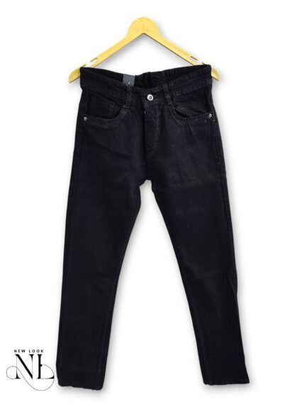 Stylish Jet Black Baggy Jeans for Men & Premium