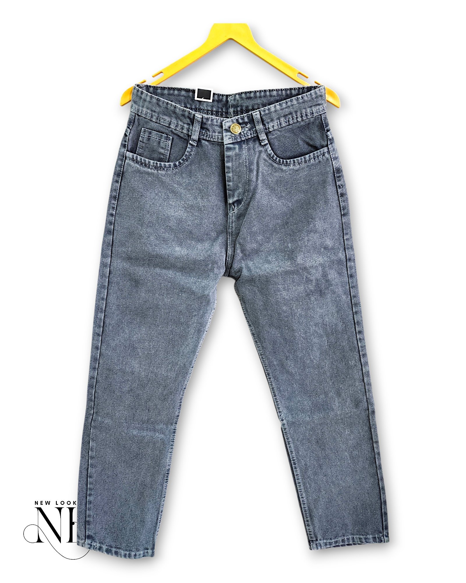 Stylish Light Grey Baggy Jeans for Men Stylish Light Grey Baggy Jeans for Men