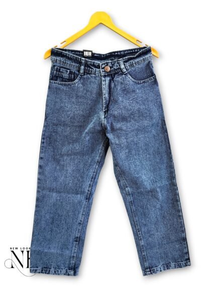 Classic Dark Blue Baggy Jeans for Men