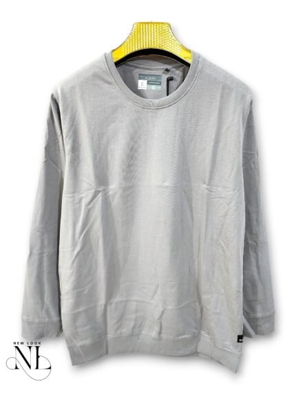 Best Stylish Light Grey Full T-Shirt for Men