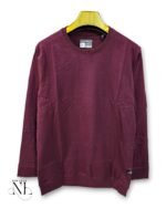 Trendy Purple Plain Full T-Shirt for Men