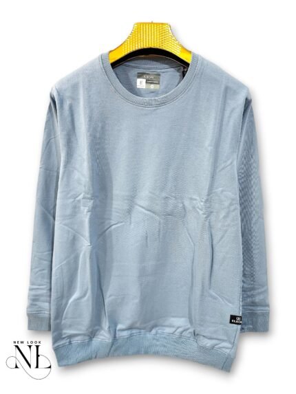 Best Trendy Blue Plain Full T-Shirt for Men