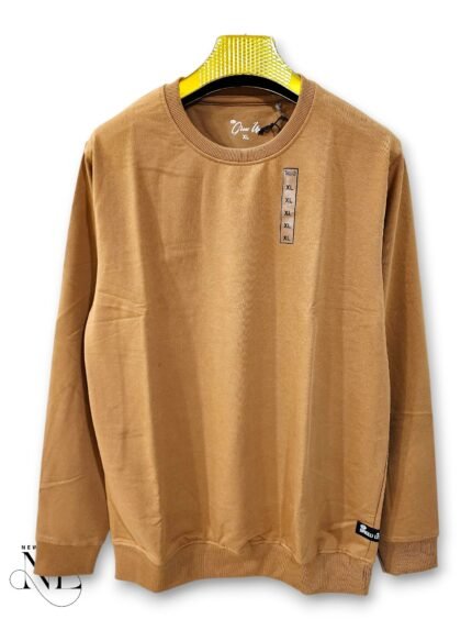 Premium Light Brown Full T-Shirt for Men