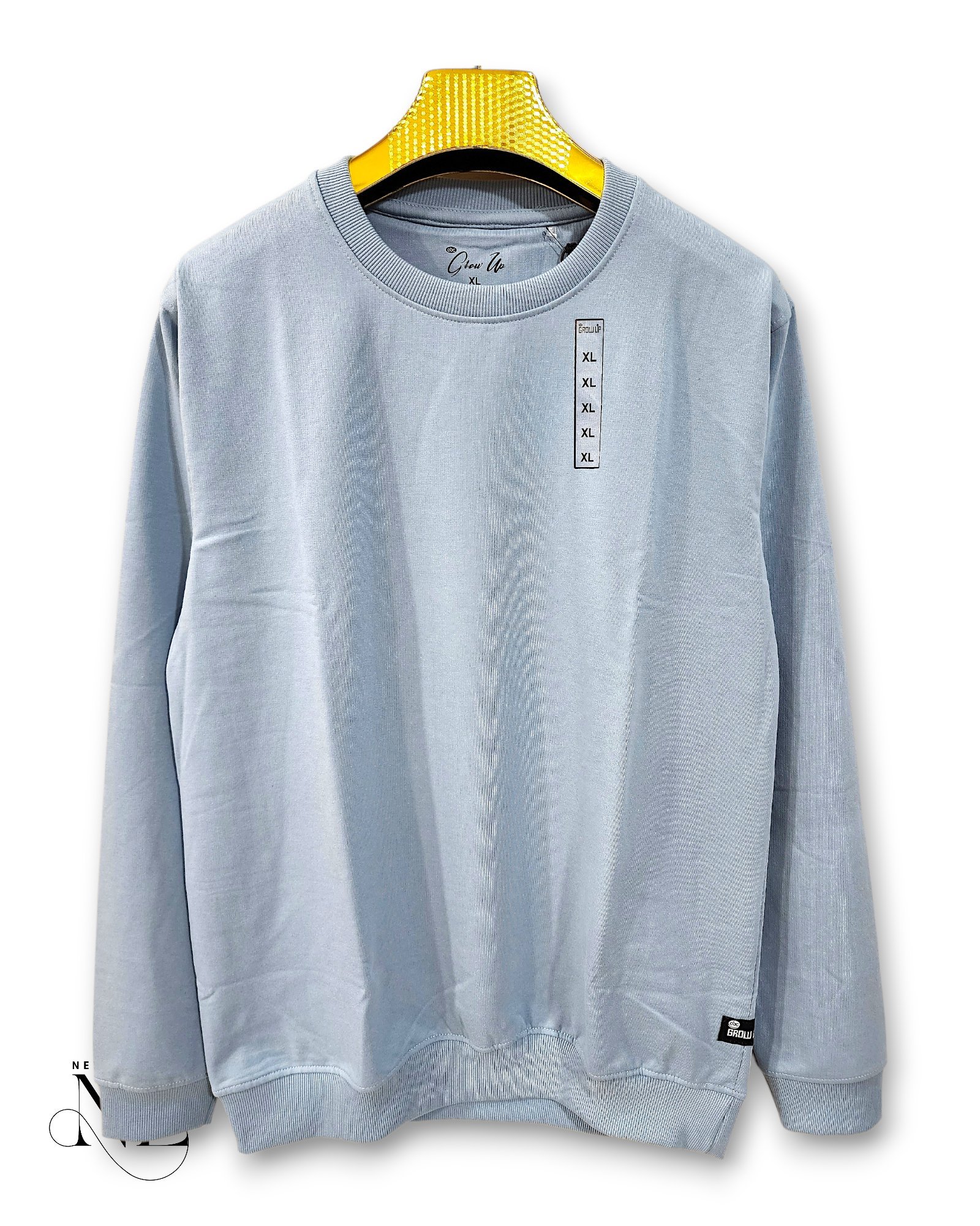 Premium Light Blue Full T-Shirt for Men Premium Light Blue Full T-Shirt for Men