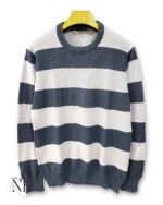 Classic Lite Grey Stripe T-Shirt Soft Cotton Comfort