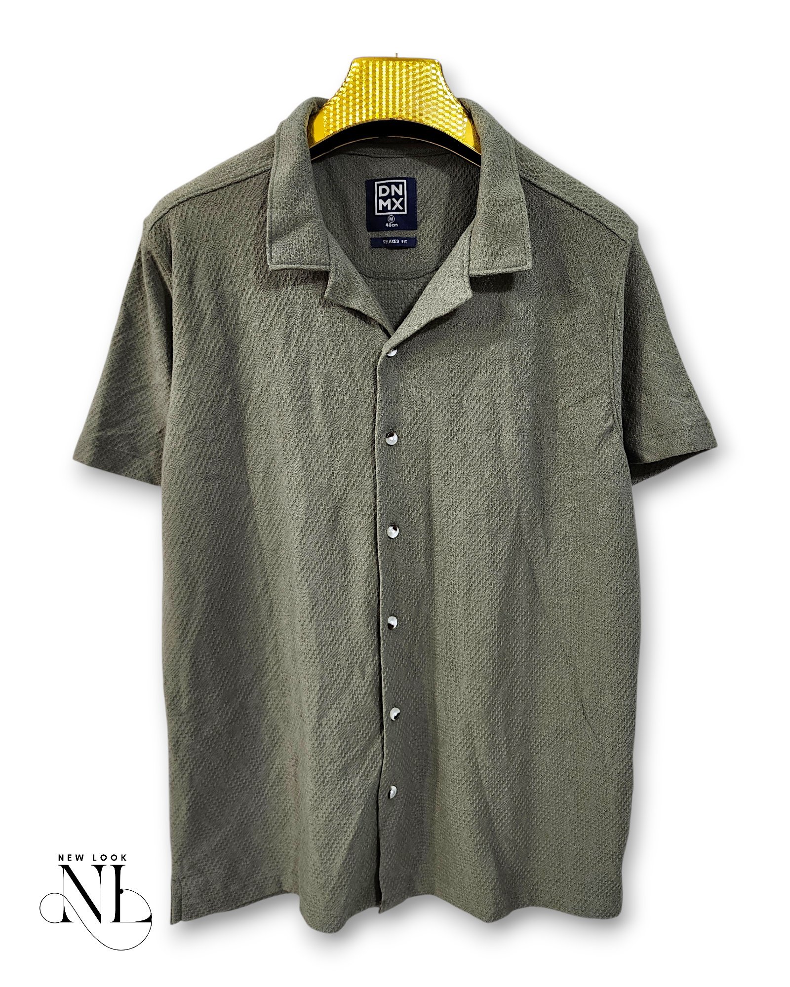 Trendy Oversize Dark Green Plain Shirt for Men Trendy Oversize Dark Green Plain Shirt for Men