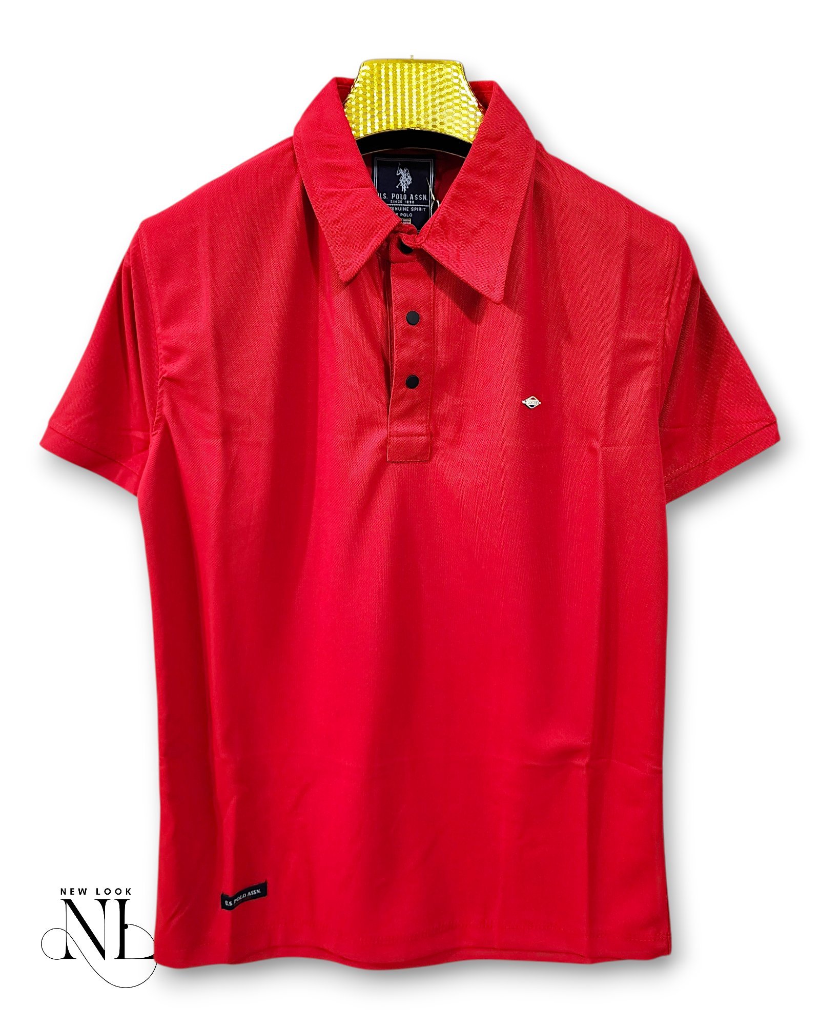 Trendy Red Plain Polo Half T-Shirt for Men Trendy Red Plain Polo Half T-Shirt for Men