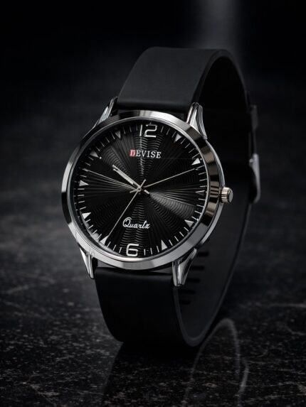 Premium Black Watch for Men – Stylish Timepiece