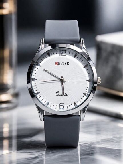 Best Lite Grey Trendy Watch for Men - Classic Timepiece
