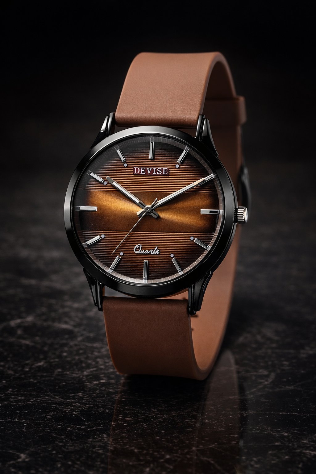 Classic Brown Strap Watch for Men & Stylish Classic Brown Strap Watch for Men & Stylish