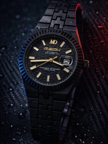 Black Stylish Watch for Men - Fashion-Forwar