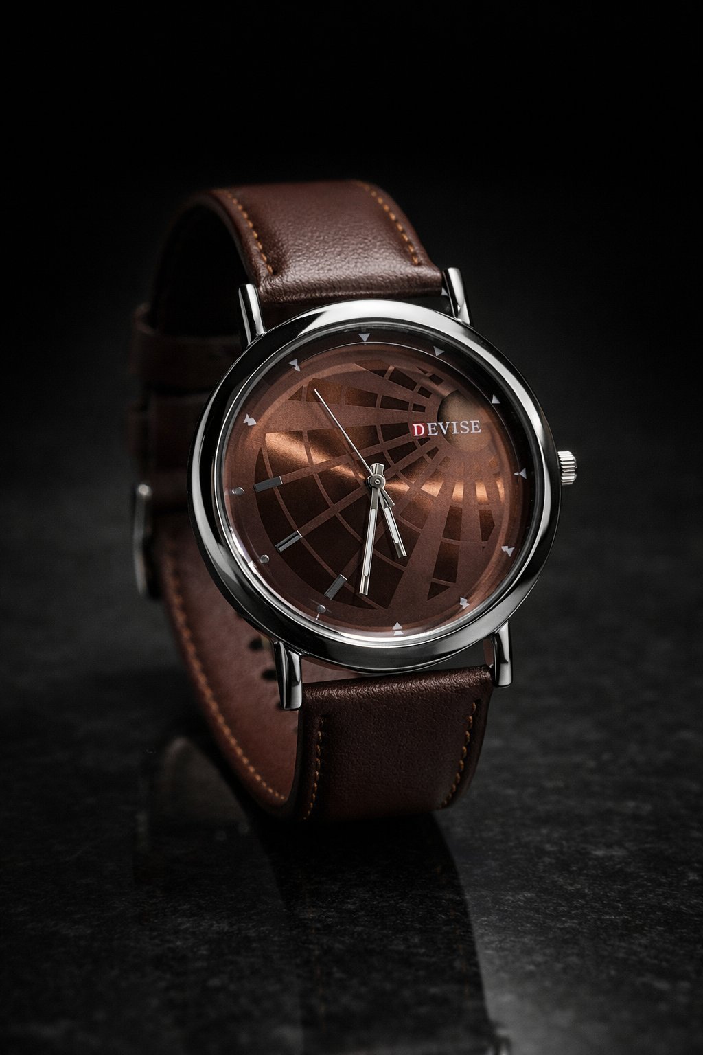 Trendy Brown Leather Watch & Premium Quality Trendy Brown Leather Watch & Premium Quality