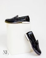 Stylish Jet Black Loafer Shoes for Men