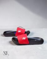 Stylish Best Red Black Slides for Men & Black Sliders