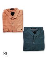 Trendy Double Pocket Denim Shirt for Men