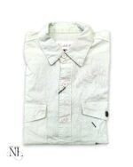 Buy Trendy Lite Green Plain Denim Shirt for Men