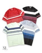 Stylish Stripe Half T-Shirt for Men