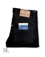 Premium Trendy Jet Black Basic Denim Jeans for Men