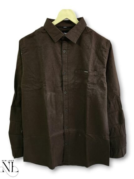 Best Trendy Linen Olive Green Full Shirt for Men