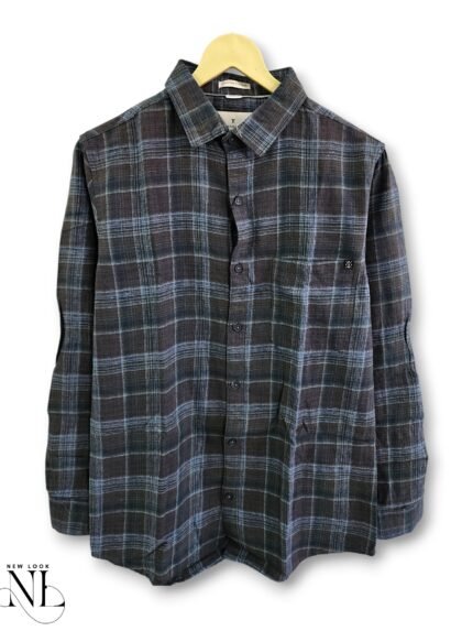 Checks Blue Full Shirt for Men & Best Premium