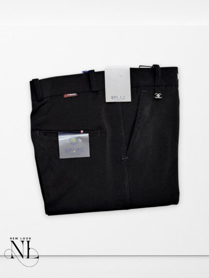 Classic Jet Black Formal Pant for Men – Premium Qualit
