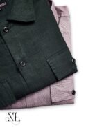 Trendy Double Pocket Plain Shirt
