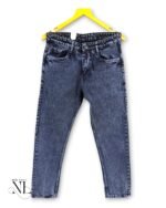 Stylish Denim Dark Blue Baggy Jeans for Men