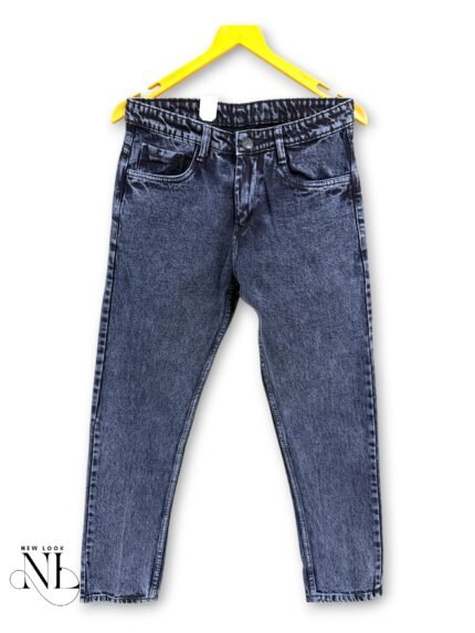 Stylish Denim Dark Blue Baggy Jeans for Men