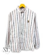 Classic Pink Stripe Full Shirt for Men – Striped