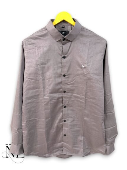 Trendy Lite Purple Plain Full Shirt for Men – Royal Pastel