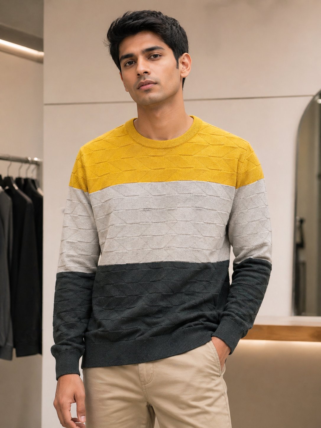 Stylish Stripe Full T-Shirt for Men & Premium Stylish Stripe Full T-Shirt for Men & Premium