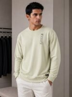 Premium Light Yellow Full T-Shirt for Men