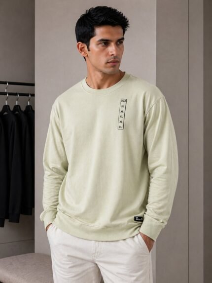 Premium Light Yellow Full T-Shirt for Men