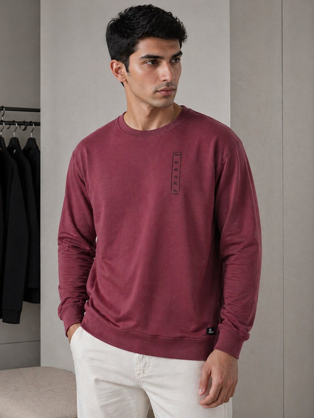 Premium Purple Plain Full T-Shirt for Men Premium Purple Plain Full T-Shirt for Men