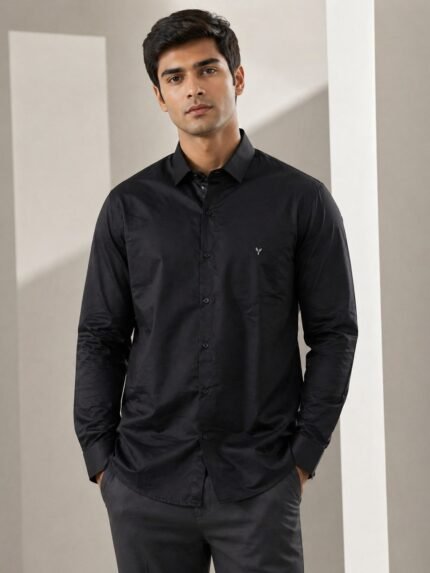 Best Black Plain Shirt for Men – Ultimate Classic