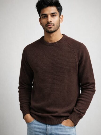 Best Classic Dark Brown Full T-Shirt for Men