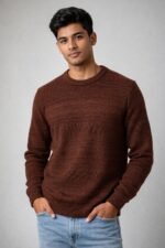 Best Premium Dark Brown Full T-Shirt for Men