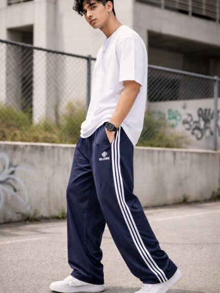Classic Navy Blue Trackpant for Men & Premium
