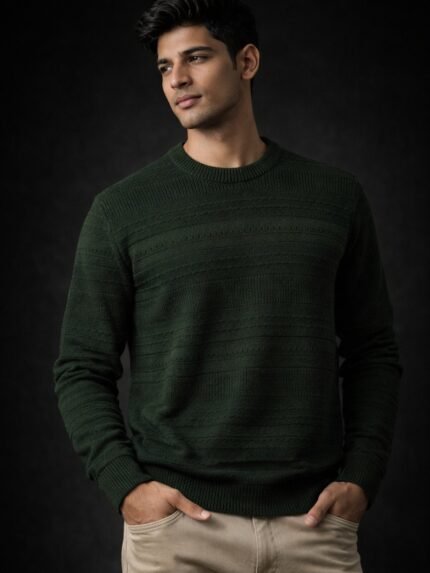 Best Classic Dark Green Full T-Shirt for Men