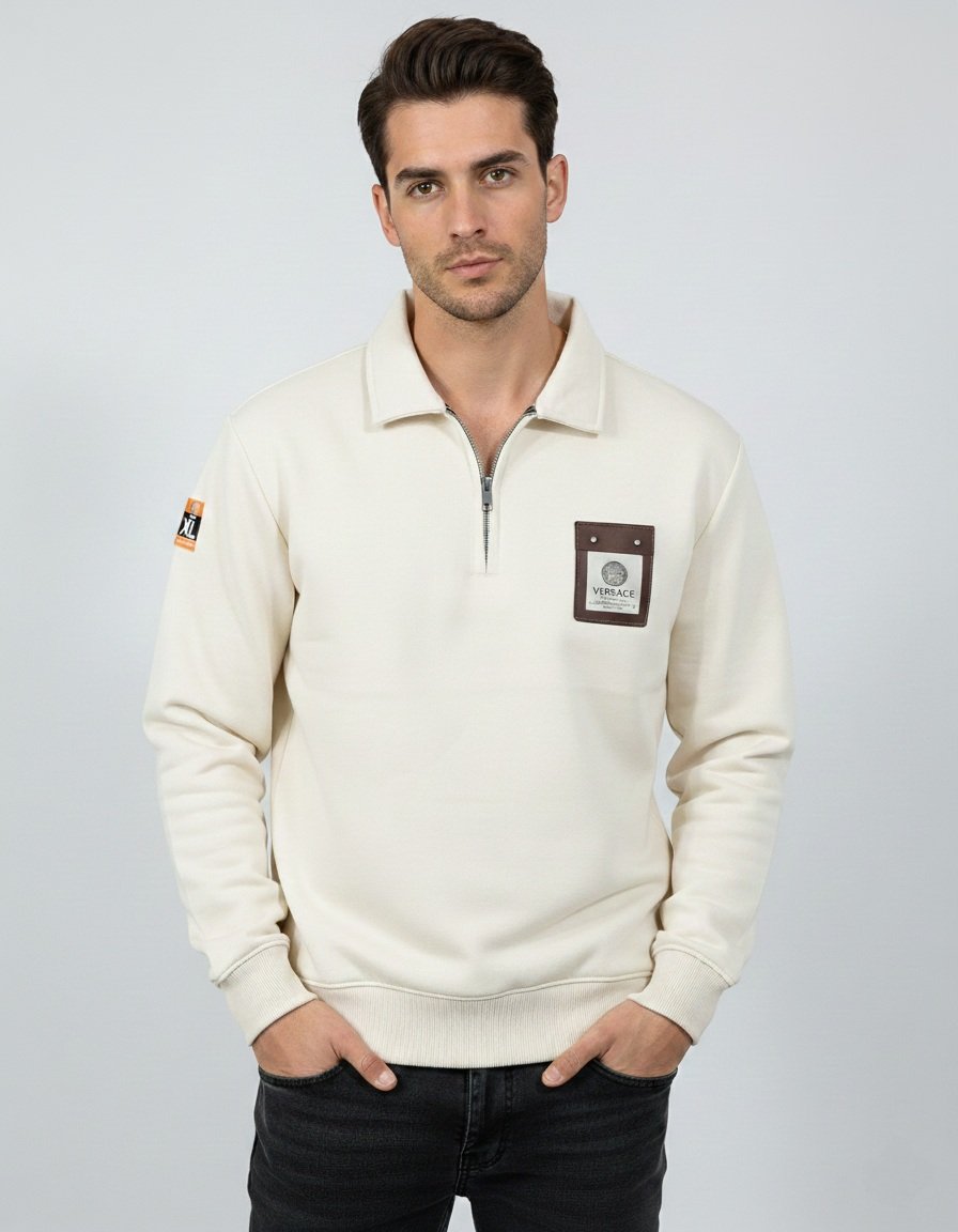 Lite Yellow Plain Zip Full T-Shirt for Men Sunny Lite Yellow Plain Zip Full T-Shirt for Men Sunny