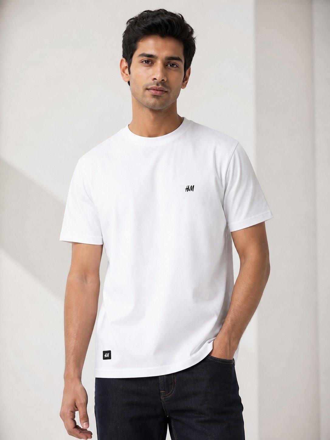 Classic White Half T-Shirt for Men Premium Classic White Half T-Shirt for Men Premium