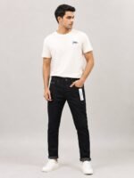 Premium Trendy Jet Black Basic Denim Jeans for Men
