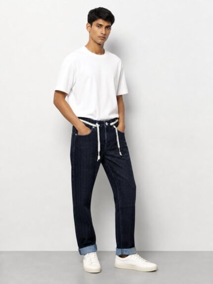 Best Premium Deep Blue Basic Denim Jeans for Men