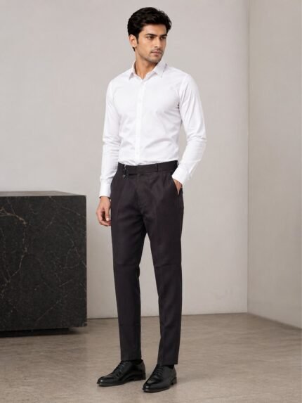 Classic Dark Brown Formal Pant for Men & Premium
